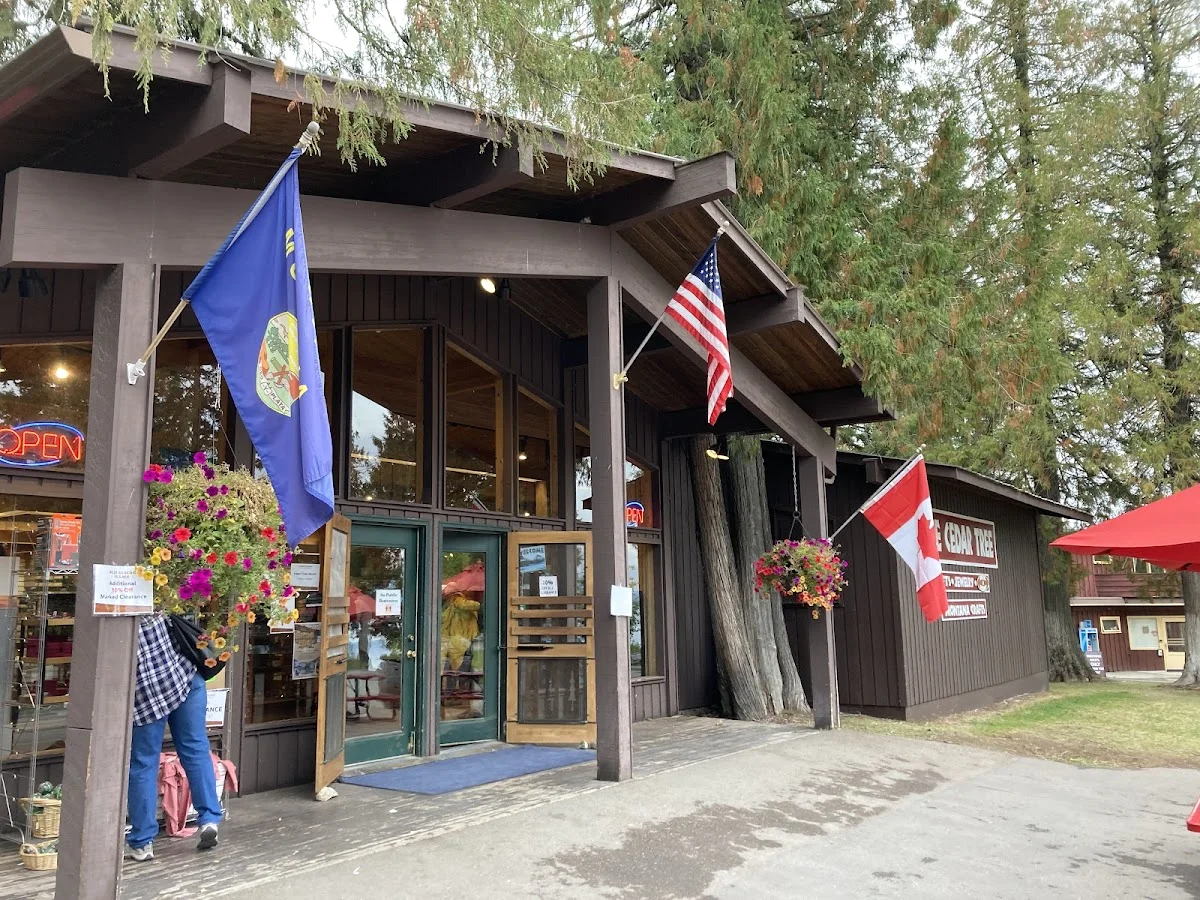 Eddie's Mercantile, the general store and gift shop in Apgar Village near Lake McDonald