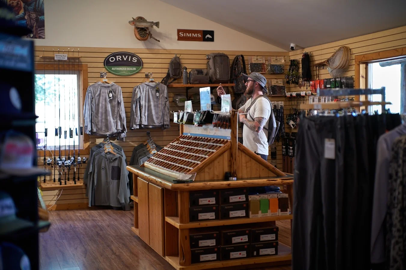 Glacier Anglers Outfitters fishing guide service near Lake McDonald