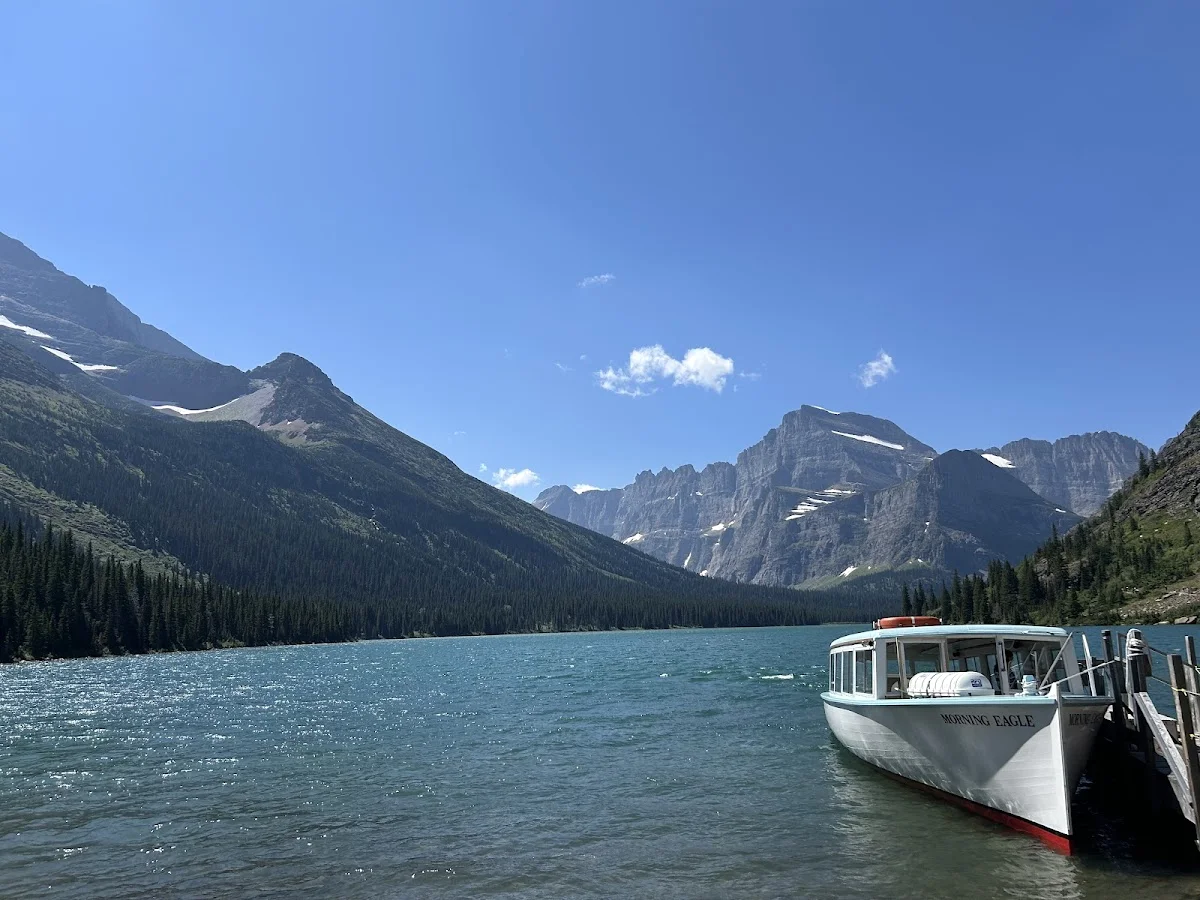 Many Glacier Boat Deck