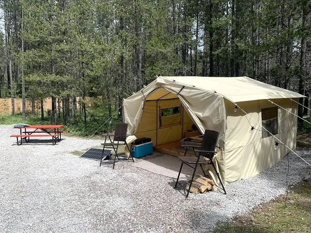Peaceful Tent Rental for Glamping near Glacier National Park