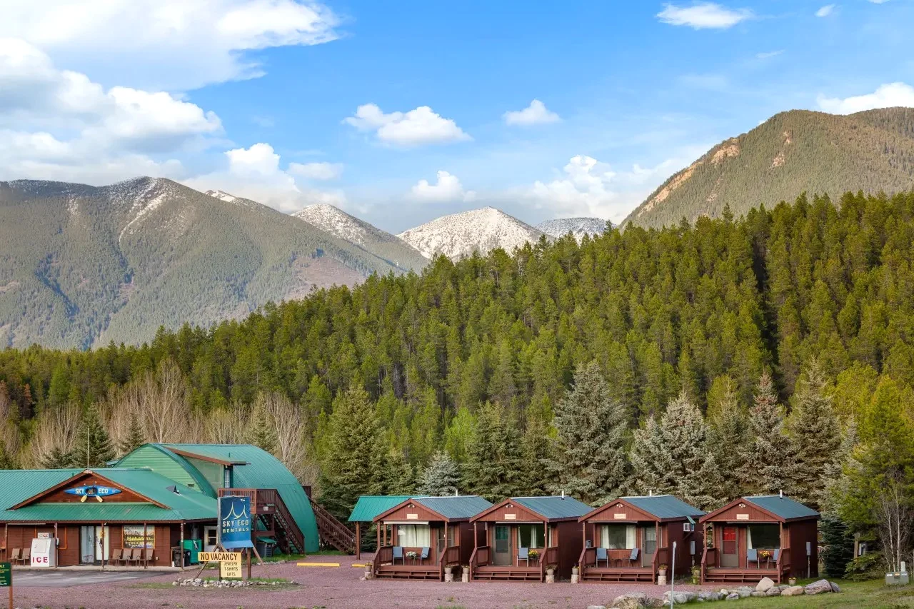 Sky Eco Rentals e-bike rental business near Coram, Montana