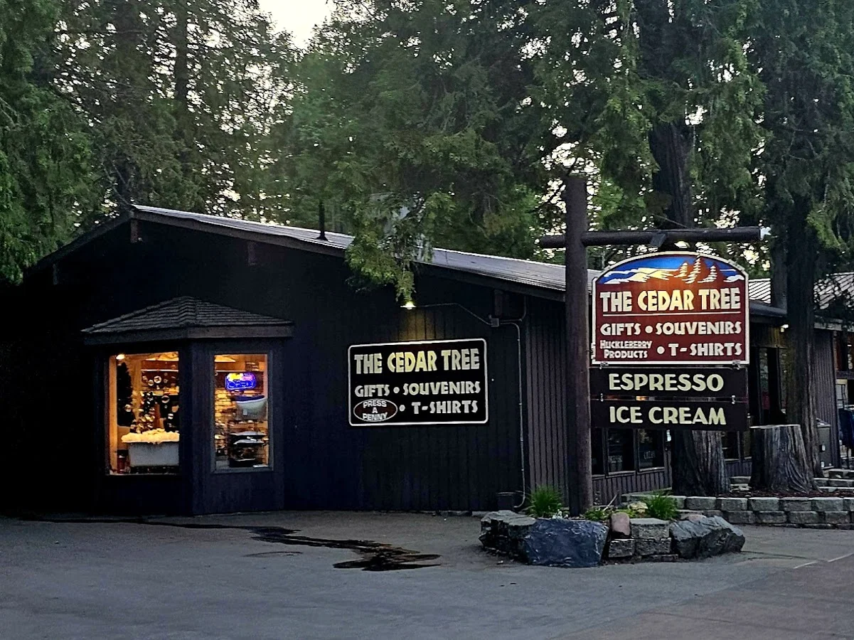 The Cedar Tree gift shop in Apgar Village