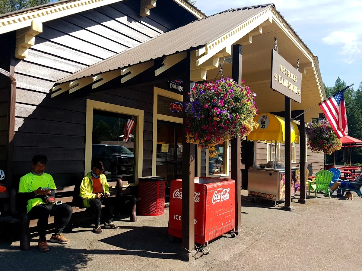 West Glacier Camp Store near the park entrance