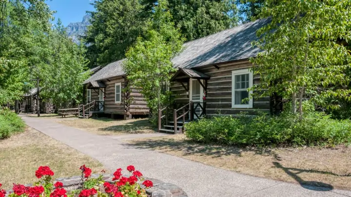 Lake McDonald Lodge cabins