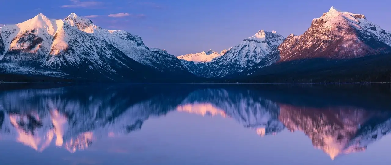 Lake McDonald crystal-clear water — a pristine fishing environment for westslope cutthroat trout